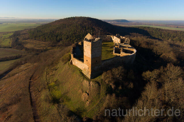 R11401 Burg Gleichen, Drei Gleichen, Luftaufnahme - Christoph Robiller