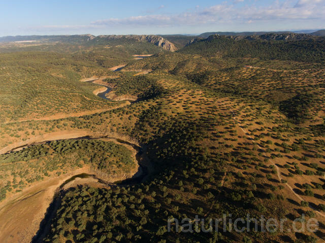 R11972 Extremadura, Nationalpark Monfragüe, Luftaufnahme - Christoph Robiller