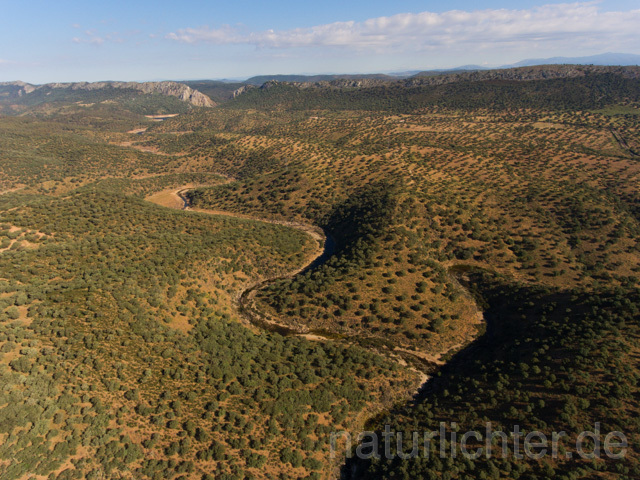 R11990 Extremadura, Nationalpark Monfragüe, Luftaufnahme - Christoph Robiller